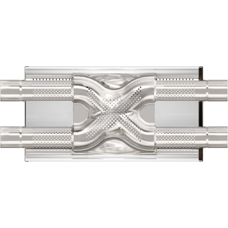 Magnaflow — MagnaFlow Muffler Mag SS 18X5X8 2.5 D/D
Straight Through - view 3