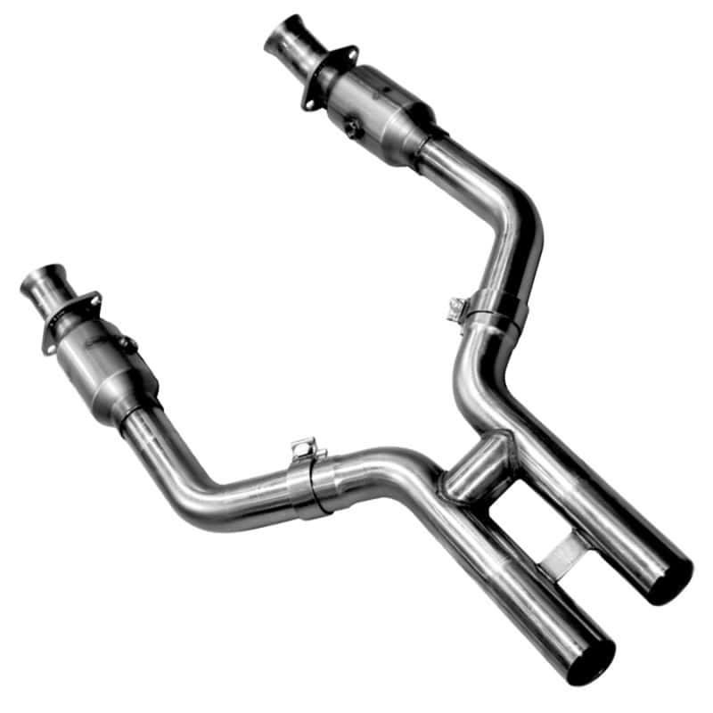 Kooks Headers — Kooks 05-10 Ford Mustang GT Shelby GT Bullitt 1-5/8 x 2-1/2 (3V) Header & Green Catted H-Pipe Kit
Header & Conn. Kit
Header/Conn. Kit - view 2