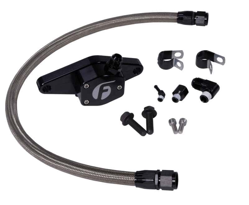 Fleece Performance — Fleece Performance 94-98 12V Coolant Bypass Kit w/ Stainless Steel Braided Line
Coolant Bypass Kit - view 1
