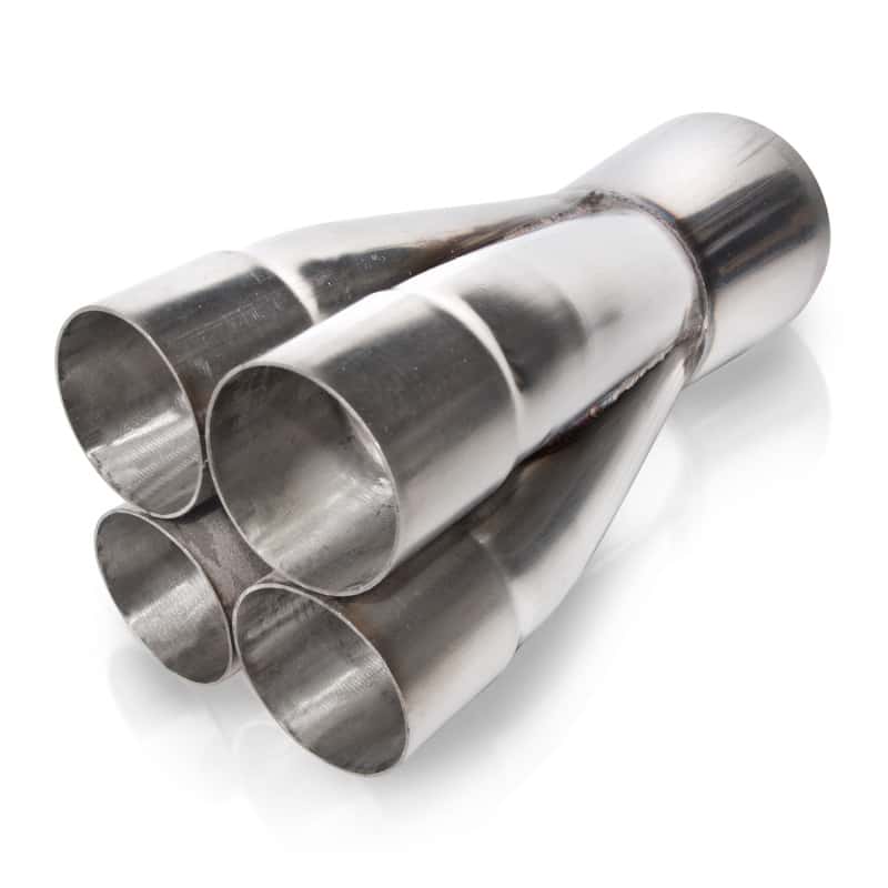 Stainless Works — Stainless Works 1 5/8in 4 way merge collectors with 3in OD outlet
Header Collector - view 1