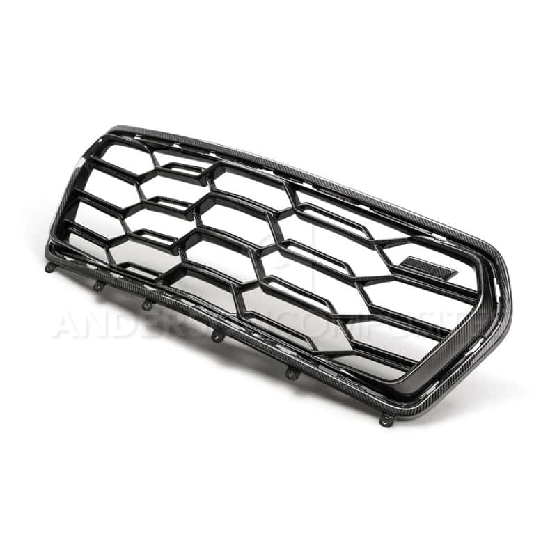 Anderson Composites — Anderson Composites 17-18 Chevrolet Camaro ZL1 1LE Front Lower Grille - view 1
