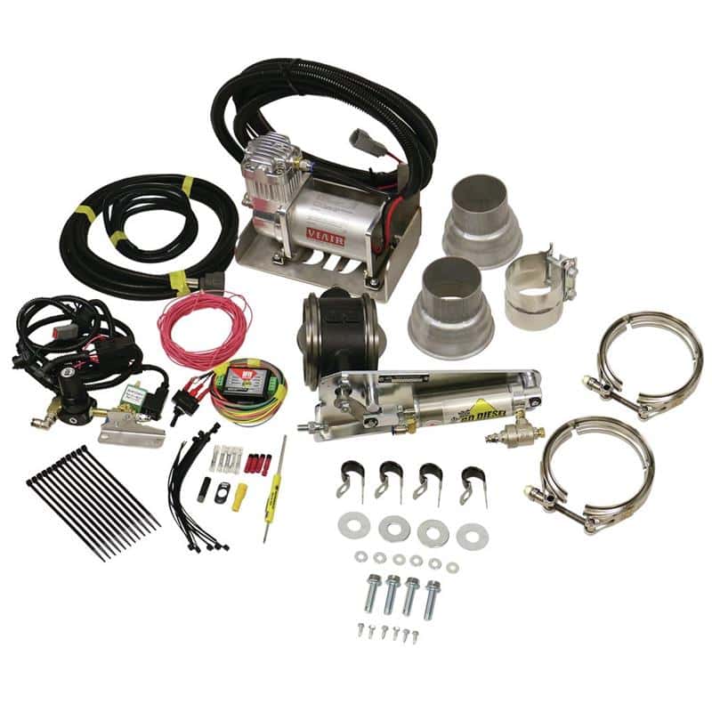 BD Diesel — BD Diesel Exhaust Brake - Universal 3.0in c/w Air Compressor
EXHAUST BRAKE - view 2