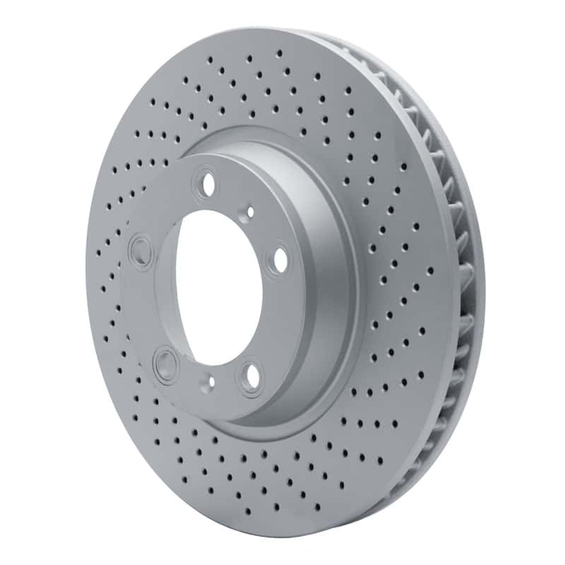 DFC — DFC 99-23 Porsche 911 Right Front Drilled Hi-Carbon Alloy Geomet Coated Rotor
DFC Brake Rotor - view 2