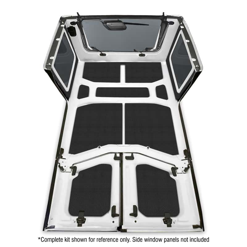 DEI — DEI 18-23 Jeep Wrangler JL 4-Door Boom Mat Headliner - 9 Piece - Black
Sound Dampening Kit - view 6