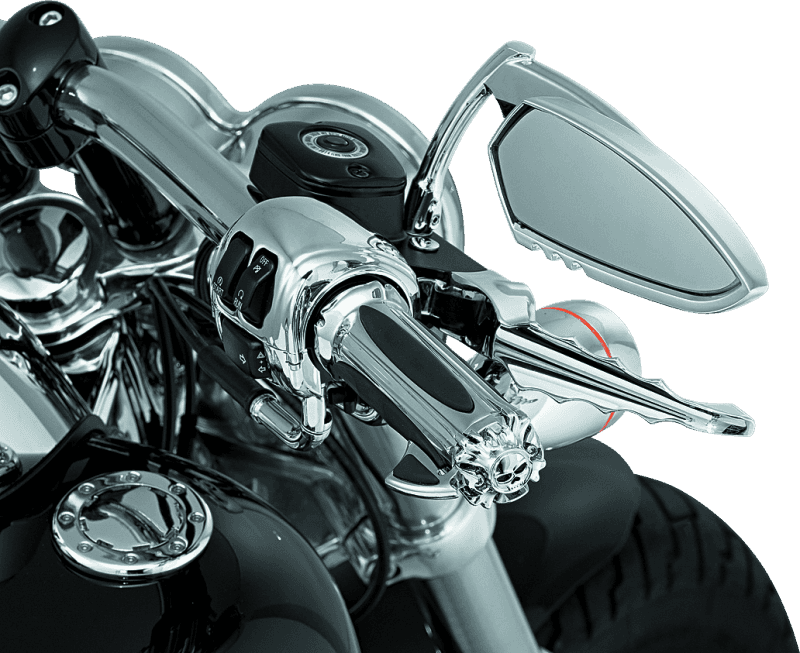 Kuryakyn — Kuryakyn Premium Zombie Grips With Throttle Boss Dual Cable Chrome - view 2