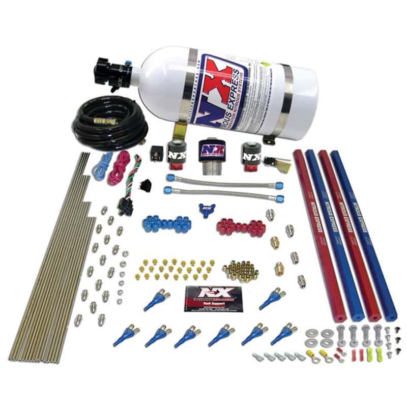 Nitrous Express — Nitrous Express Pro-Shk/Gas Nitrous Kit (200-600HP) w/Rails and 15lb Bottle
Injection System Kit
N2OSys - view 3
