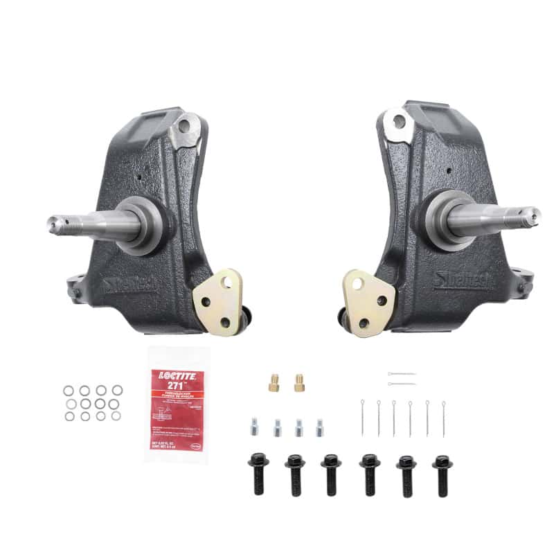 Belltech — Belltech 19-24 Chevy Silverado 1500 3in. Drop Spindle Set (4-Piston Brake Setup)
DROP SPINDLE SET - view 1