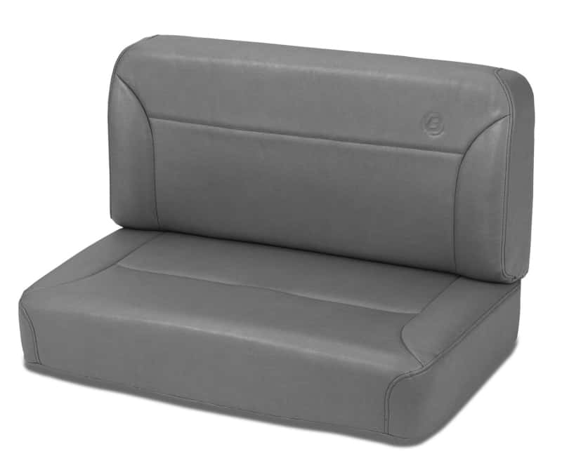 Bestop — Bestop Back Seat - 55-83 Jeep Cj5 Rear Trailmax II Fixed (All Vinyl Charcoal/Gray)
Fixed-Back Rear Seat - view 1