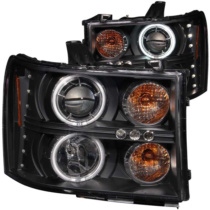 ANZO — ANZO 2007-2013 GMC Sierra 1500 Projector Headlights w/ Halo Black
Head Light Set
HdLtSet - view 2
