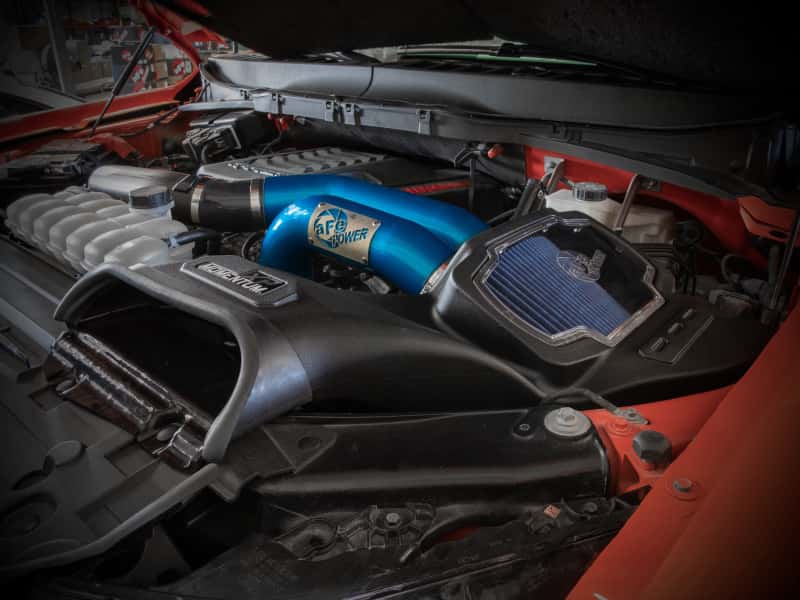 aFe — aFe 21-22 Ford F-150 Raptor V6-3.5L(tt) Momentum XP Cold Air Intake System - Blue w/ Pro 5R Filter
Momentum XP Intake - view 9