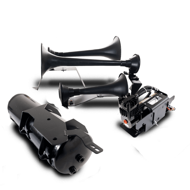 Kleinn Air Horns — Kleinn 20-24 Chevrolet Silverado 2500 HD/ 3500 HD Onboard Air System w/ Model 730 Horns - view 1