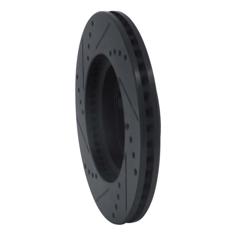 R1 Concepts — R1 06-19 Scion IQ Front Right Drilled & Slotted Black Brake Rotor
R1 Brake Rotor Drill - view 4