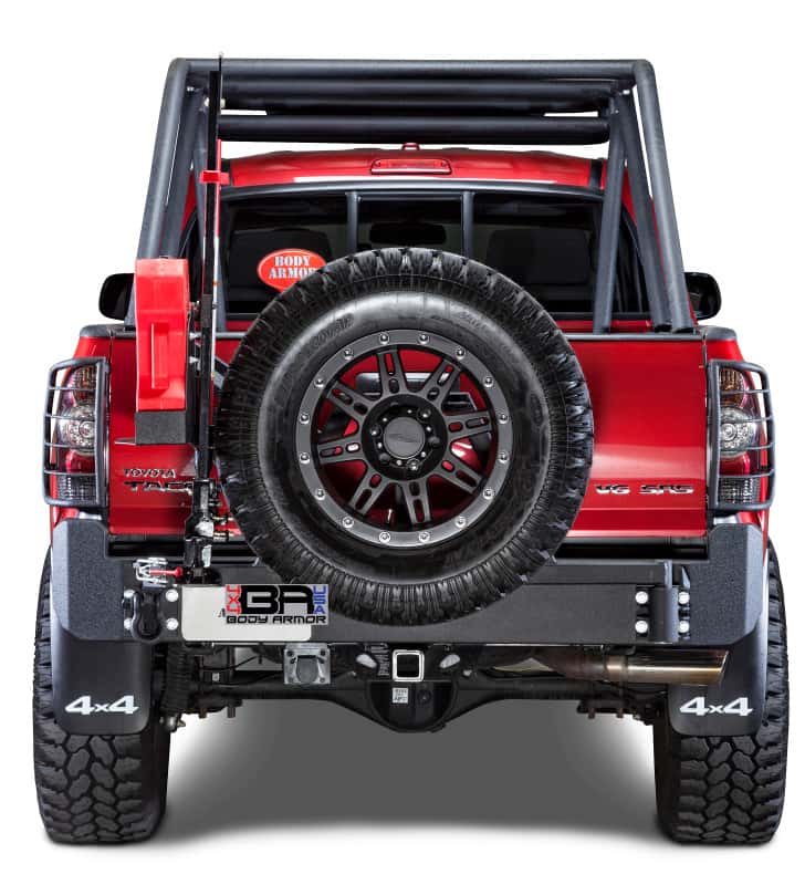 Body Armor 4x4 — Body Armor 4x4 05-15 Toyota Tacoma Pro Series Tire Carrier Fits TC-2961 Only
Swing Arm Carrier - view 4