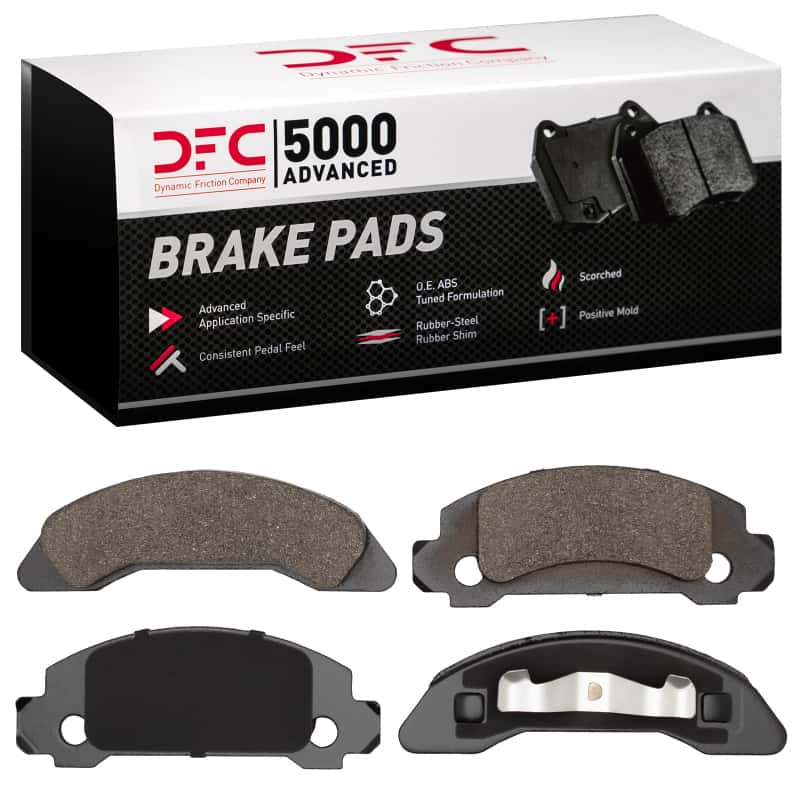 DFC — DFC 86-87 Ford Aerostar Front 5000 Advanced Semi Metallic Brake Pads
DFC Brake Pad Set - view 1