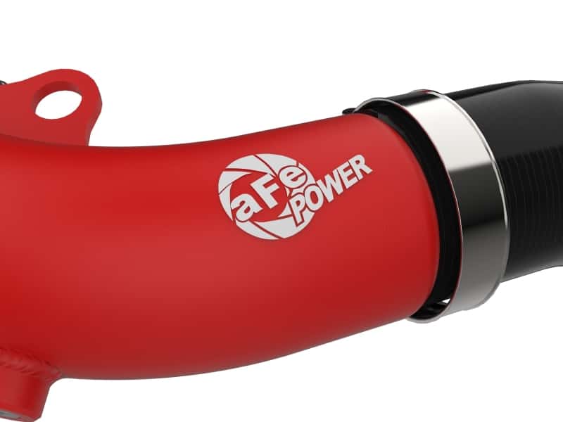 aFe — aFe 2024+ Jeep Wrangler JL L4-2.0L (t) BladeRunner 2-1/2in Aluminum Hot Charge Pipe - Red
Hot Charge Pipe - view 3