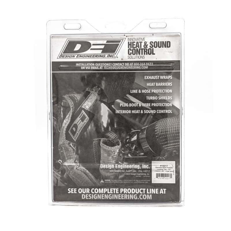 DEI — DEI Stainless Steel Positive Locking Tie 1/2in (12mm) x 40in - 4 per pack
Heat Shield Tie - view 5
