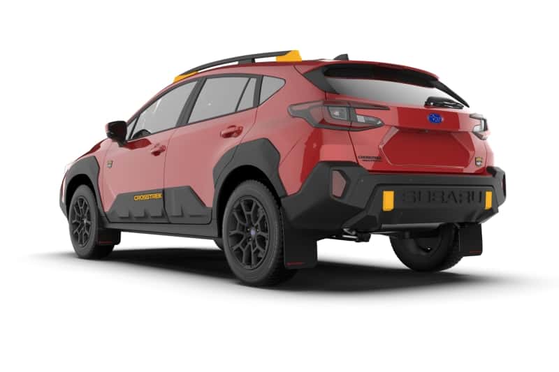 Rally Armor — Rally Armor 24-26 Subaru Crosstrek (Wilderness Only) Black UR Mudflap W/Wild-Orange Logo No Drill Re
Mud Flap - view 3