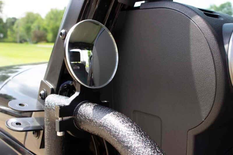Fishbone Offroad — Fishbone Offroad Tube Door Mirror Billet Aluminum - Black Powdercoat - view 6