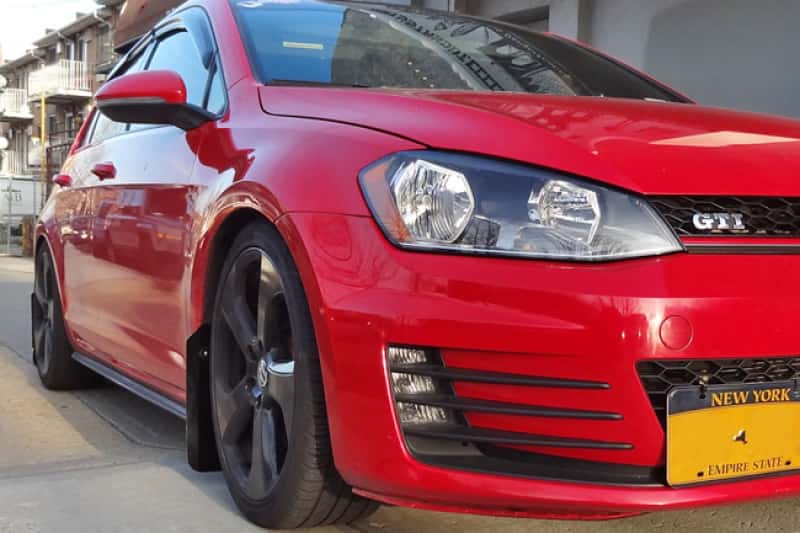 Rally Armor — Rally Armor 15-21 MKVII VW Golf/GTI Red UR Mud Flap w/White Logo
Mud Flap - view 5