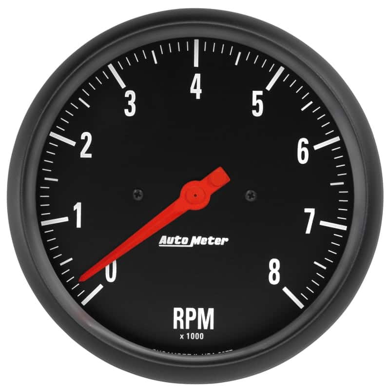 AutoMeter — Autometer Z Series 5in. In-Dash 0-8K RPM Tachometer Gauge
5" TACH 8KRPM Z - view 1