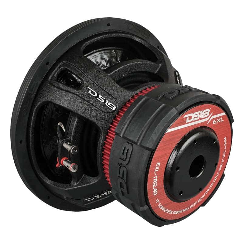 DS18 — DS18 12in 1500 Watts RMS 4+4 ohm DVC Quad Stacked Magnet Reinforced Cone Subwoofers - view 2