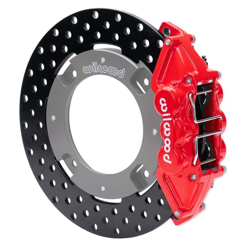 Wilwood — Wilwood 17-21 Can-Am X3RS Red 6-Piston Rear Kit 11.25in - Drilled Rotors - view 2