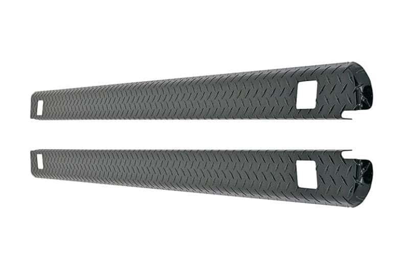 Dee Zee — Dee Zee 02-09 Dodge Ram Bed Cap Wrap W/Stake Pockets Black-Tread Aluminum 8Ft Bed
TrkBedSideRailProt - view 2