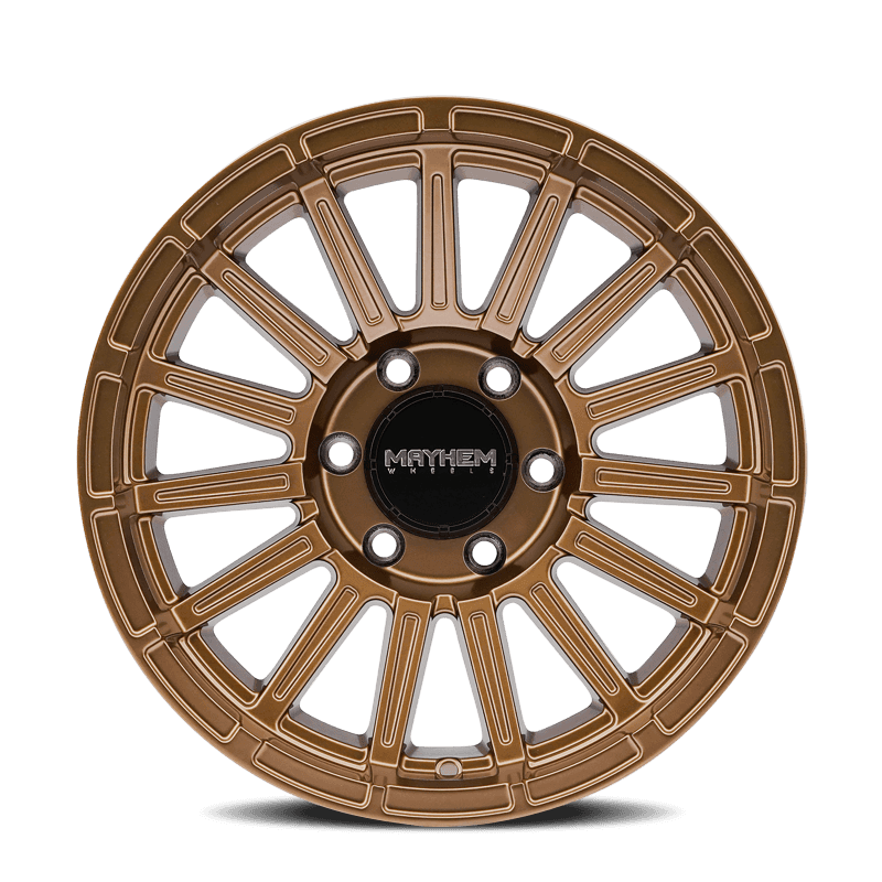 Mayhem — Mayhem 8309 Granite 17x9 / 5x127 BP / 0mm Offset / 78.1mm Hub Matte Bronze
MAYHEM 8309 - view 5