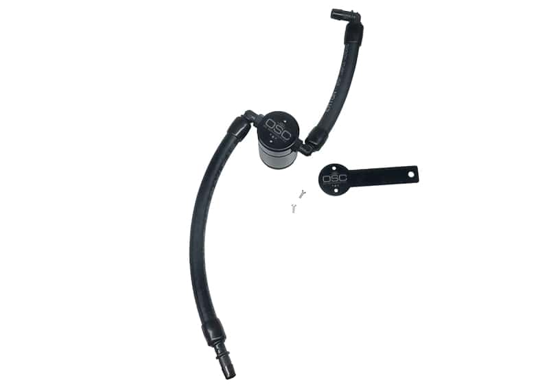 J&L — J&L 2019-2024 Dodge Ram 1500 5.7L Oil Separator 3.0 Passenger Side - Black Anodized
Oil Separator - view 1