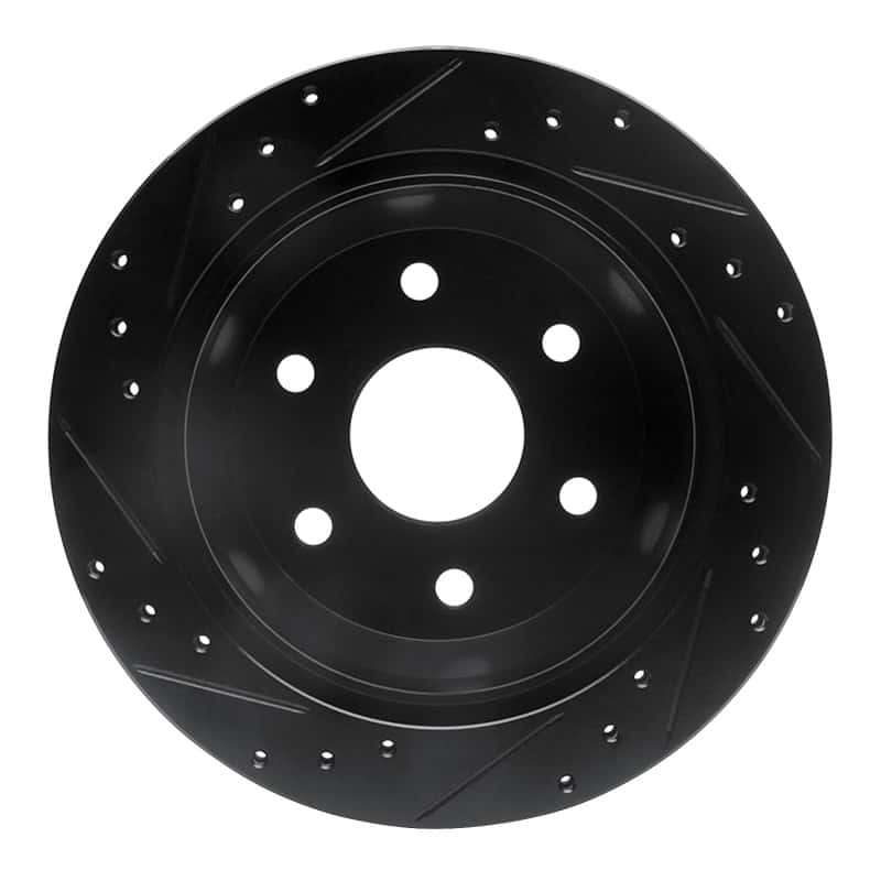 R1 Concepts — R1 99-07 Chevrolet Suburban 1500 Rear Right Drilled & Slotted Black Brake Rotor
R1 Brake Rotor Drill - view 5