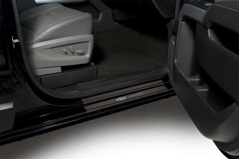 Putco — Putco 14-18 Chevy Silv LD - Crew Cab w/ CHEVROLET Etching (8pcs) Black Platinum Door Sills
DoorSillProtSet - view 1
