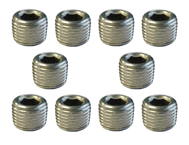 Torque Solution — Torque Solution Stainless Steel 1/8 in NPT Plug: Universal 10 Pack - view 2