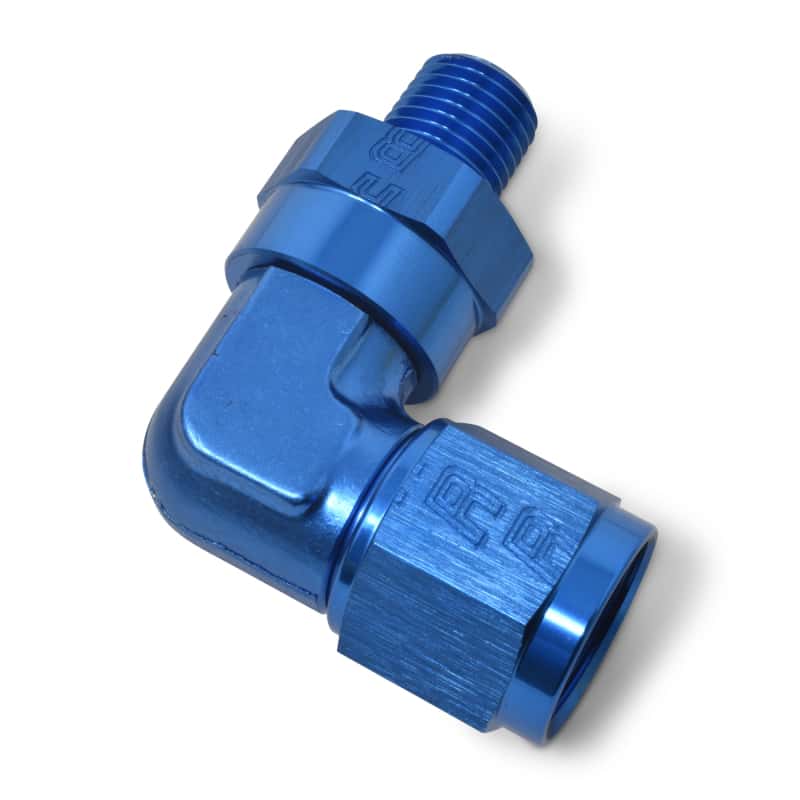 Russell — Russell Performance -6 AN 90 Degree Female to Male 1/4in Swivel NPT Fitting
Adapter Fitting - view 5