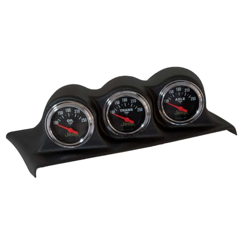 AutoMeter — Autometer 07-10 Wrangler JK 2.0625in Triple Direct Fit Dash Pod
2-1/16" TRIPLE DASH - view 4