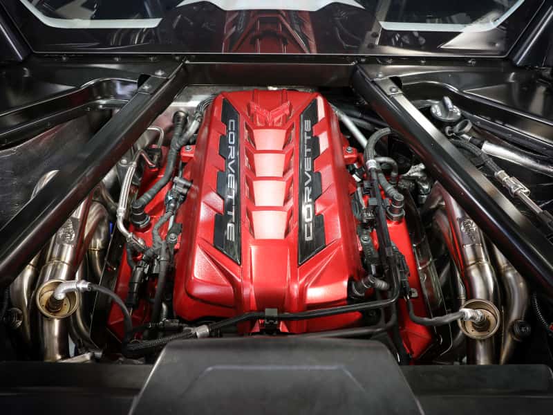 aFe — aFe Twisted 304SS Header 2020 Chevy Corvette (C8) 6.2L V8 - Titanium Ceramic Coated
Long Tube Header - view 9