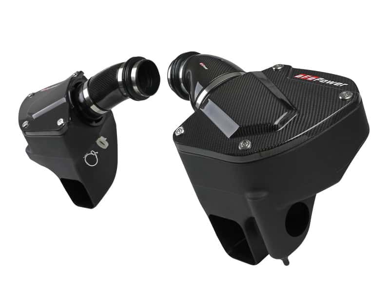 aFe — aFe Momentum Black Series Carbon Fiber Pro 5R Air Intake System BMW M5 (F90) 18-19
Black Series Intake - view 1