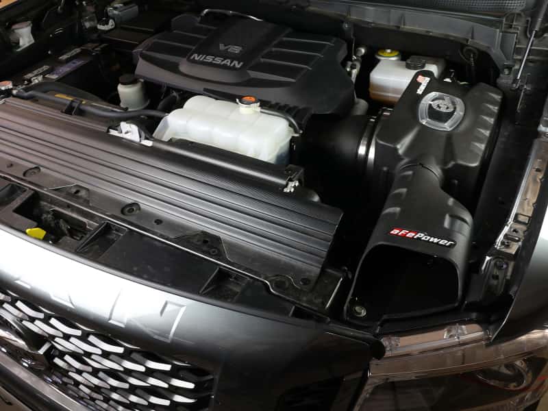 aFe — aFe Momentum GT Dynamic Air Scoop 17-19 Nissan Titan XD V8-5.6L
Dynamic Air Scoop - view 7