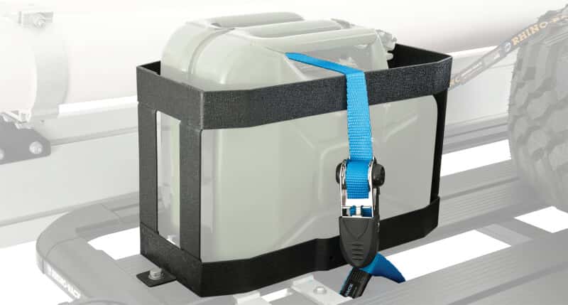 Rhino-Rack — Rhino-Rack Vertical Jerry Can Holder (Pioneer/Alloy Tray) - view 1