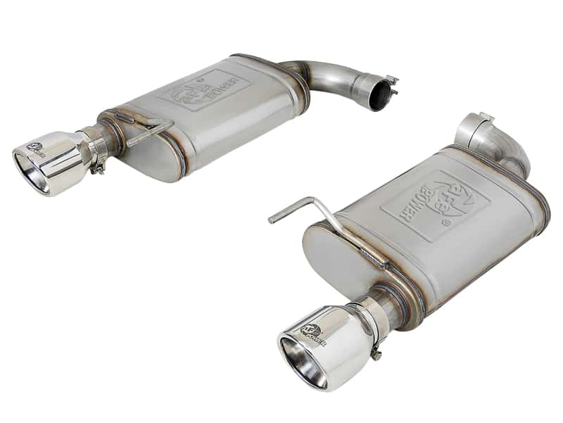 aFe — aFe MACH Force-Xp SS Axle Back Exhaust w/Polished Tips 15-17 Ford Mustang GT V8-5.0L
Axle-Back Exhaust - view 1