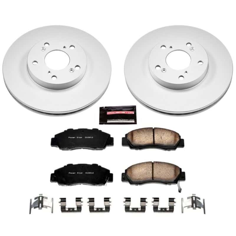 PowerStop — Power Stop 98-02 Honda Accord Front Z17 Evolution Geomet Coated Brake Kit - view 1
