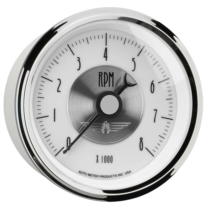 AutoMeter — Autometer Prestige Pearl Series - Tachometer 3 3/8in 8K RPM In-Dash
3-3/8" TACH, 8,000 R - view 11