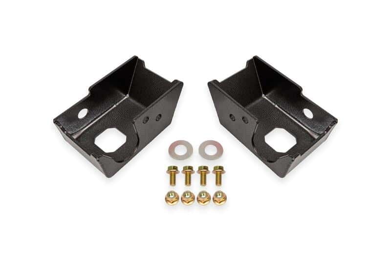 BMR Suspension — BMR 2021+ Ford Bronco (Exc. Bronco Sport) Rear Shock Mount Skid Plates - Black Hammertone
Rr Shock Skid Plate - view 2