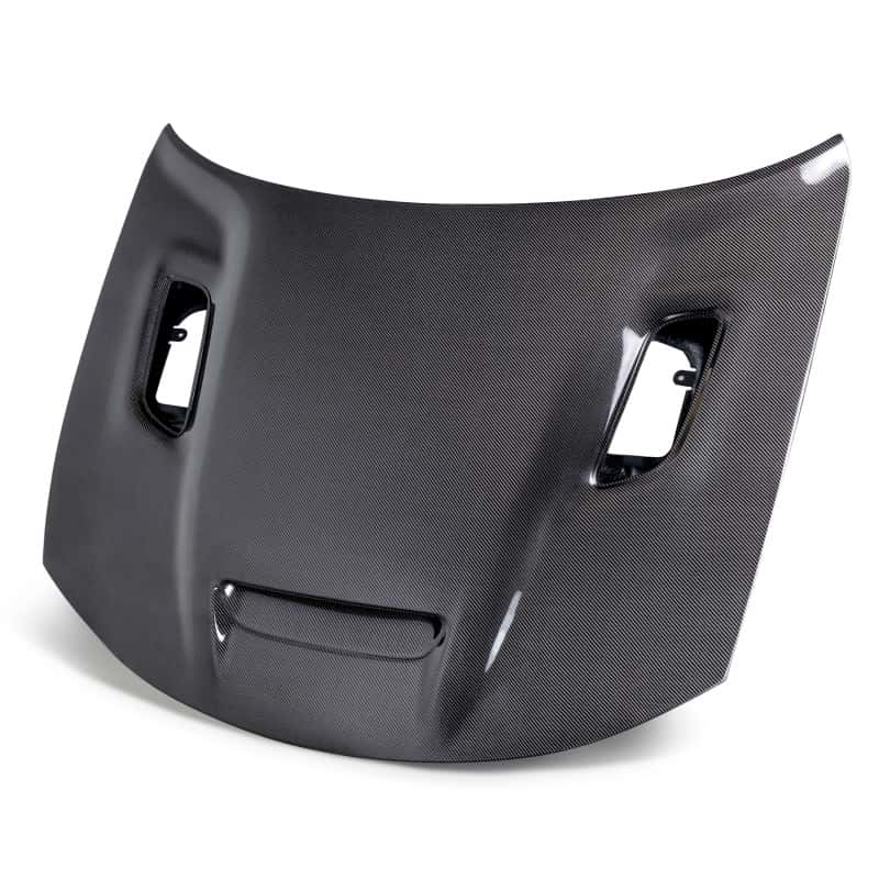 Anderson Composites — Anderson Composites 22-23 Dodge Charger Hellcat Jail Break Carbon Fiber Hood - Type JB - view 1