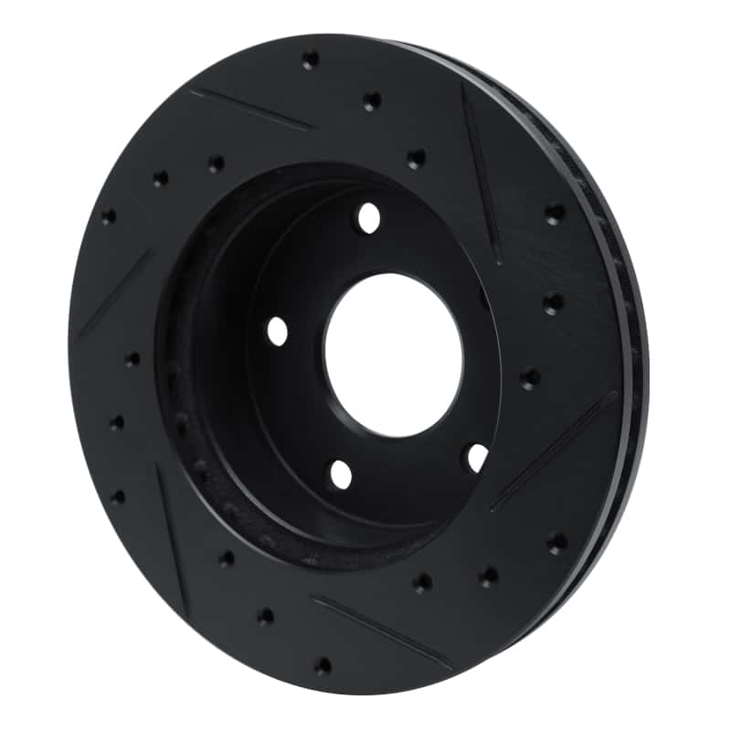 R1 Concepts — R1 82-88 Chevrolet Camaro Rear Left Drilled & Slotted Black Brake Rotor
R1 Brake Rotor Drill - view 4