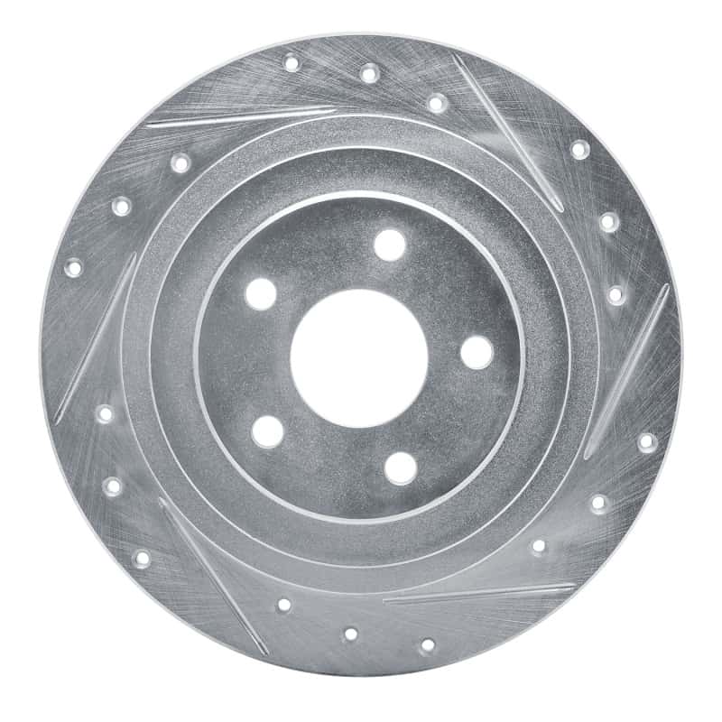 R1 Concepts — R1 00-06 Subaru Legacy Rear Right Drilled & Slotted Silver Brake Rotor
R1 Brake Rotor Drill - view 1