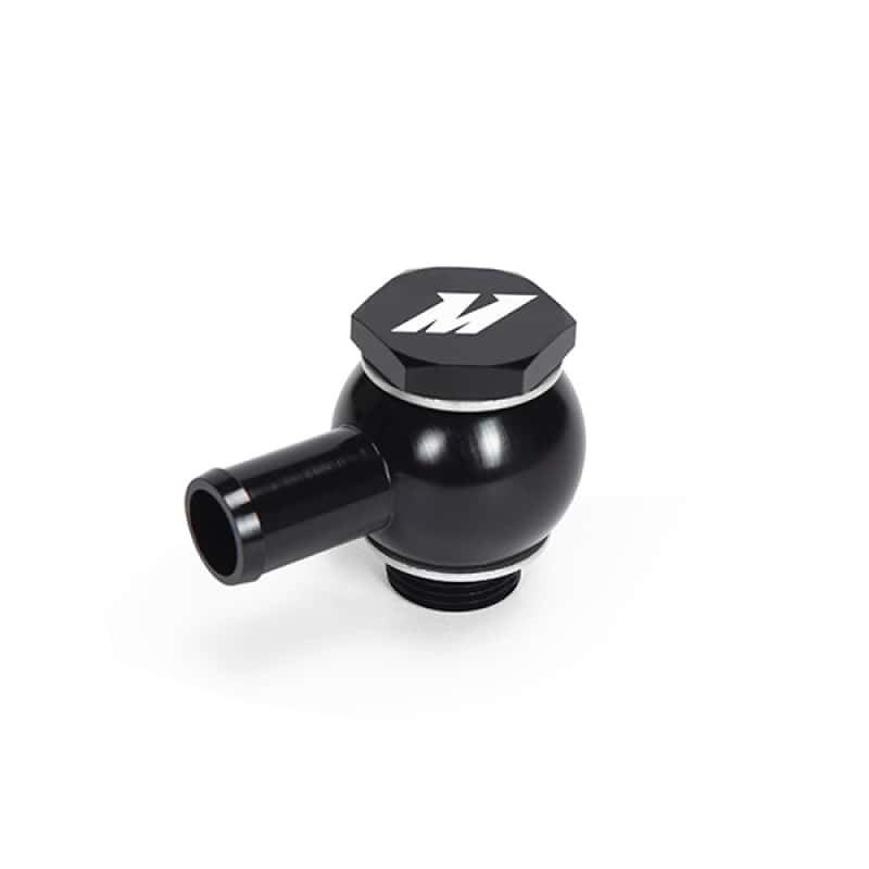 Mishimoto — Mishimoto M20 x 5/8 Straight Black Banjo Fitting w/ Bolt
Fitting - view 2