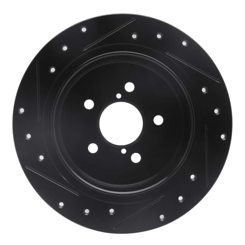 R1 Concepts — R1 05-09 Subaru Legacy Rear Right Drilled & Slotted Black Brake Rotor
R1 Brake Rotor Drill - view 5