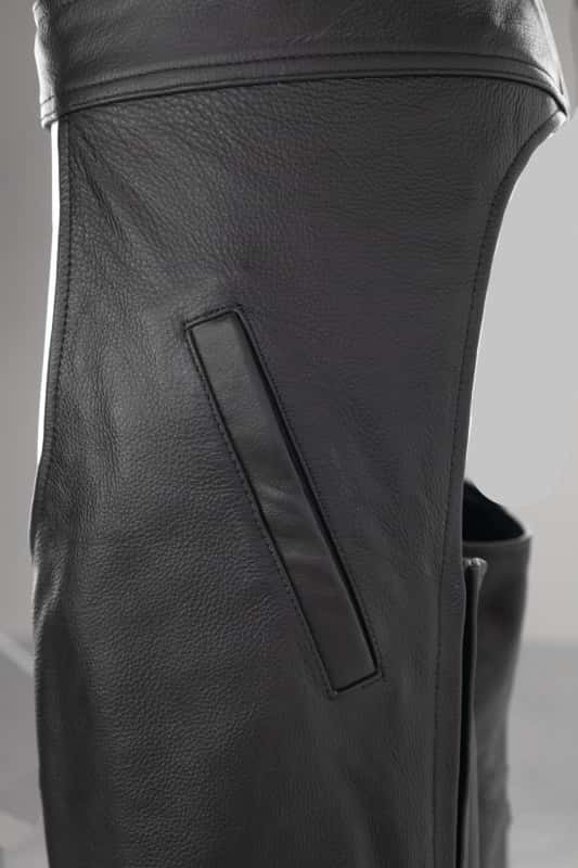 Kuryakyn — Kuryakyn Leather By River Road Plains Leather Chaps Black - Large - view 2