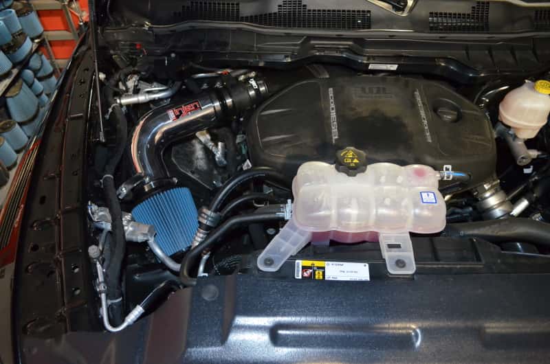 Injen — Injen 14-18 Dodge Ram 3.0L V6 Wrinkle Black Power-Flow Short Ram Intake
Short Ram Intake
Air Intake Kit - view 4