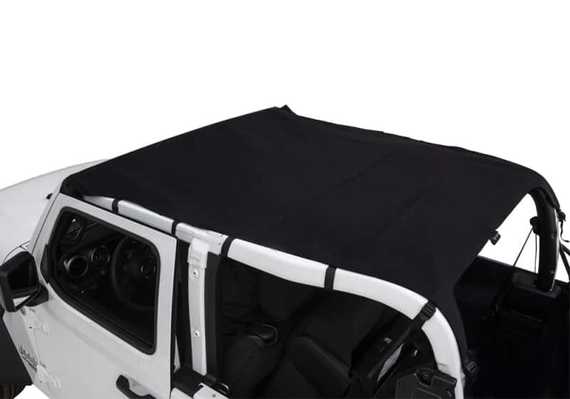 Rampage — Rampage 2018-2019 Jeep Wrangler(JL) Unlimited Sport 4-Door California Ext.Brief-OE Style - Black
Top-Soft - view 2